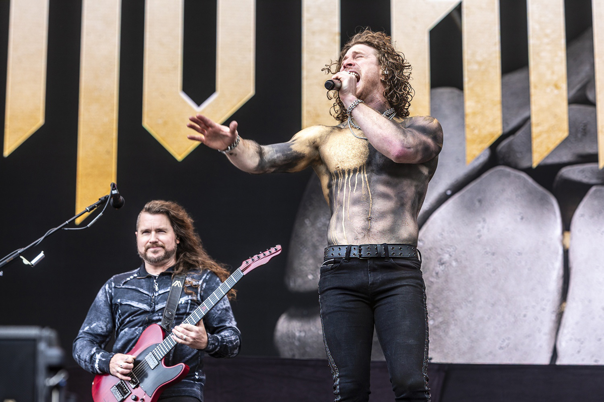 Nothing More @ Rock Am Ring 2025, foto 10, foto's door Edwin Houdevelt - FrontView Magazine
