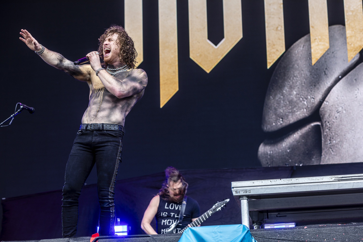 Nothing More @ Rock Am Ring 2025, foto 14, foto's door Edwin Houdevelt - FrontView Magazine