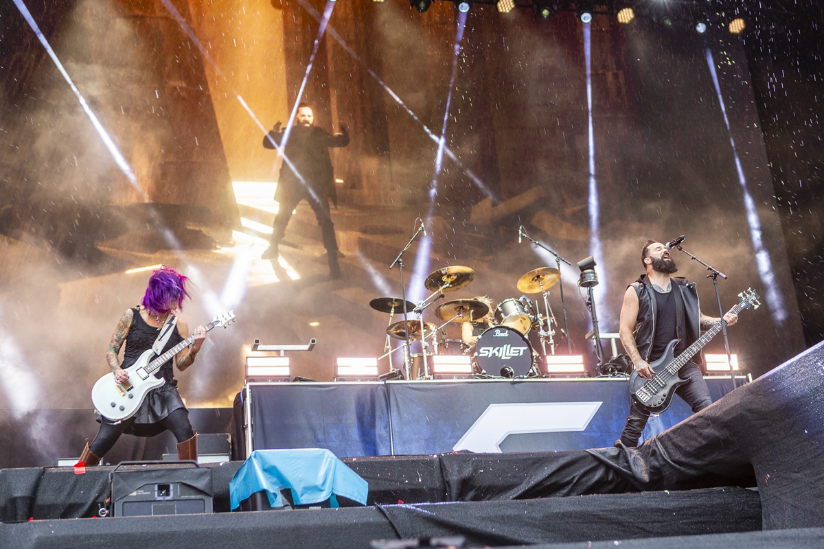 Skillet @ Rock Am Ring 2025, foto 1, foto's door Edwin Houdevelt - FrontView Magazine