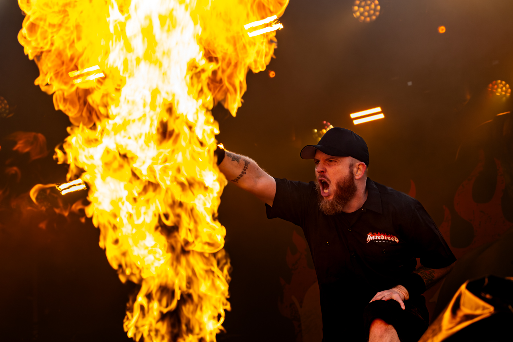 Hatebreed @ South Of Heaven, foto 2, foto's door Dorien Goetschalckx - FrontView Magazine