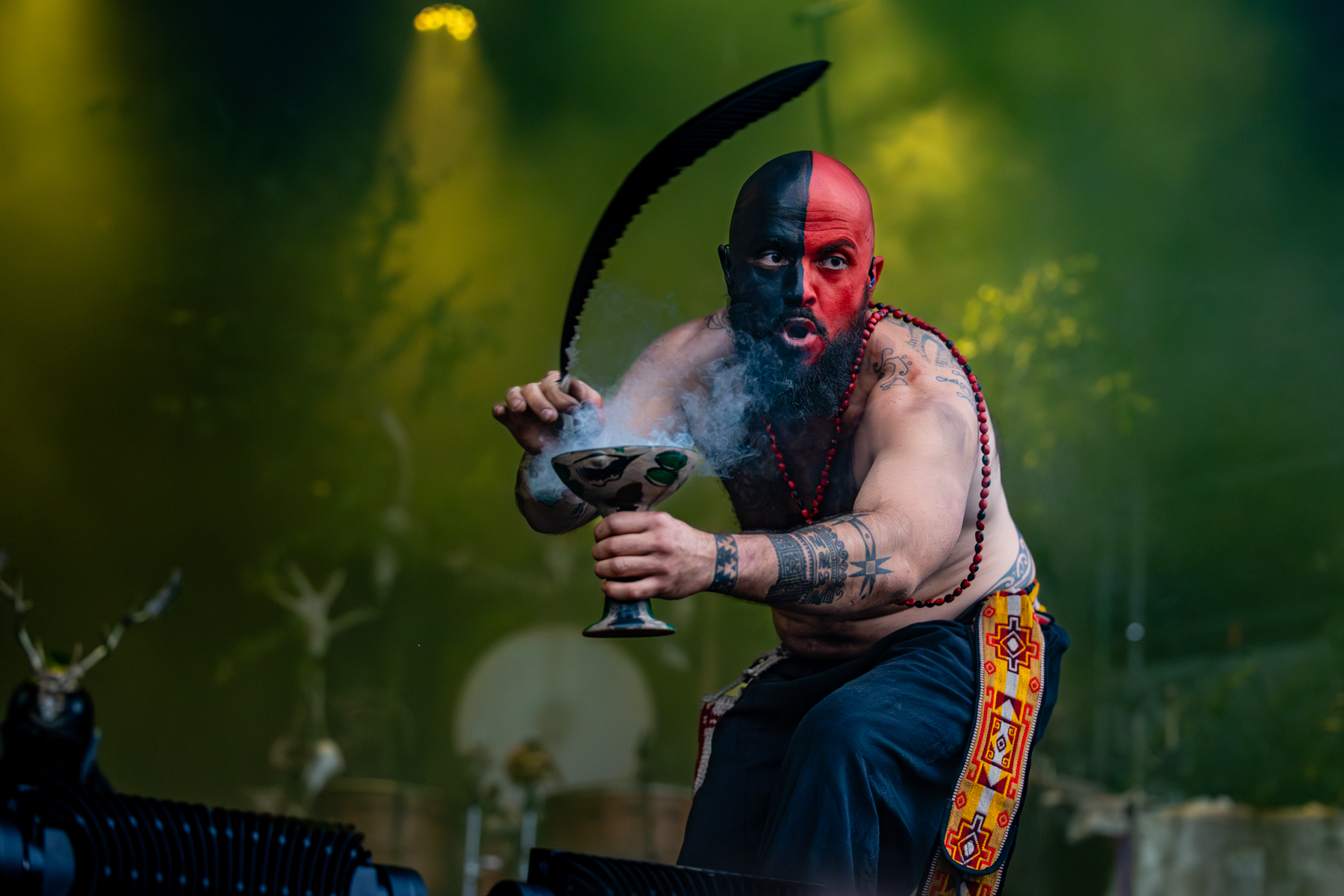 Heilung @ South Of Heaven, picture 2, photographed by Dorien Goetschalckx - FrontView Magazine