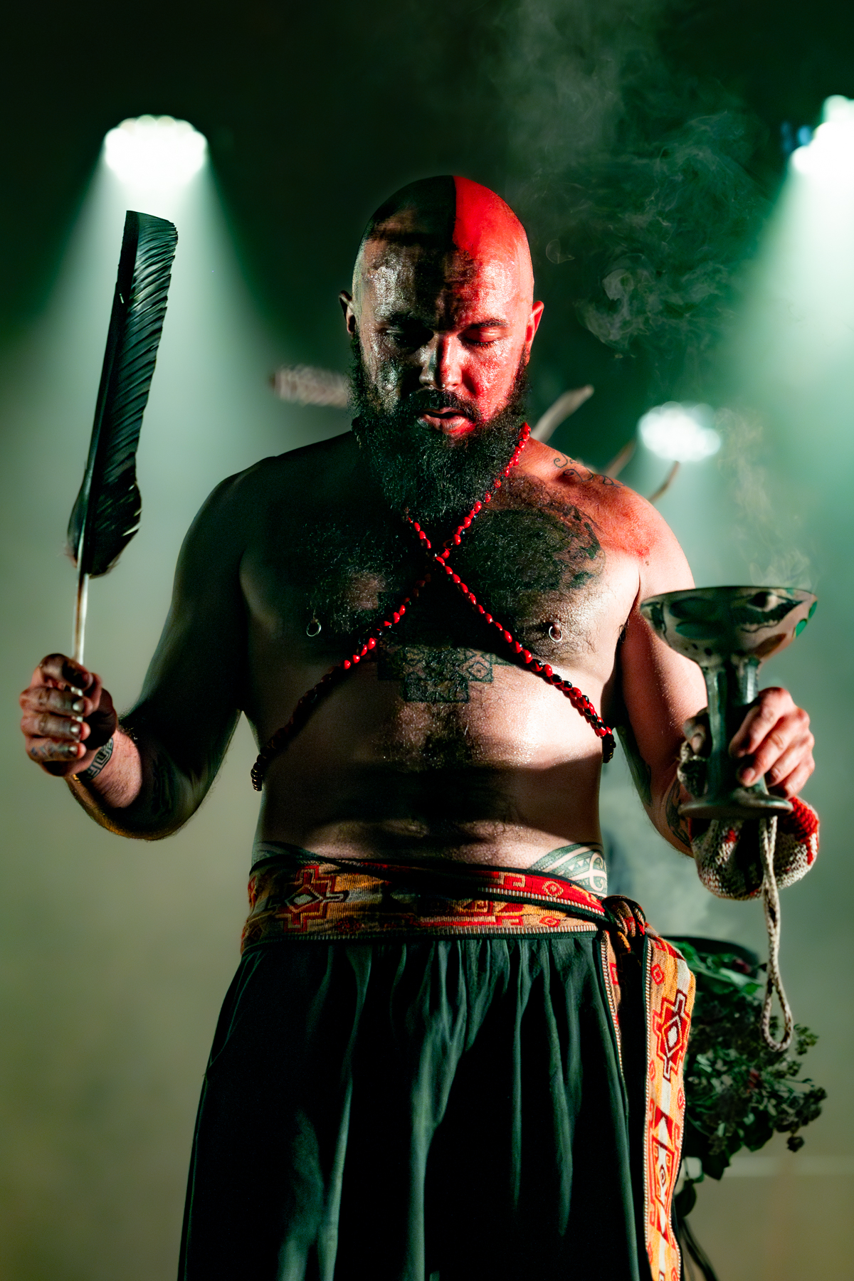 Heilung @ South Of Heaven, picture 18, photographed by Dorien Goetschalckx - FrontView Magazine