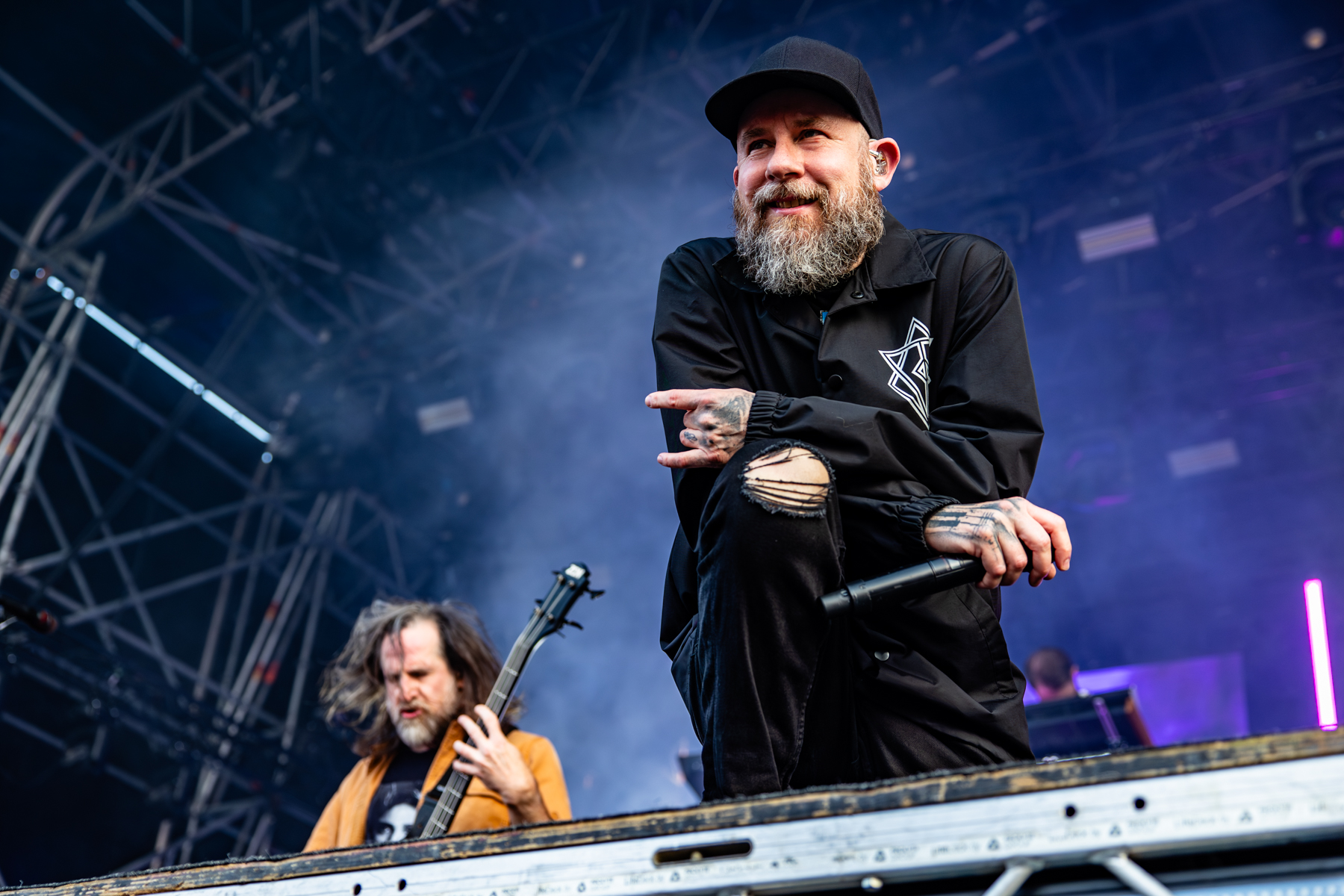 In Flames @ South Of Heaven, foto 2, foto's door Dorien Goetschalckx - FrontView Magazine