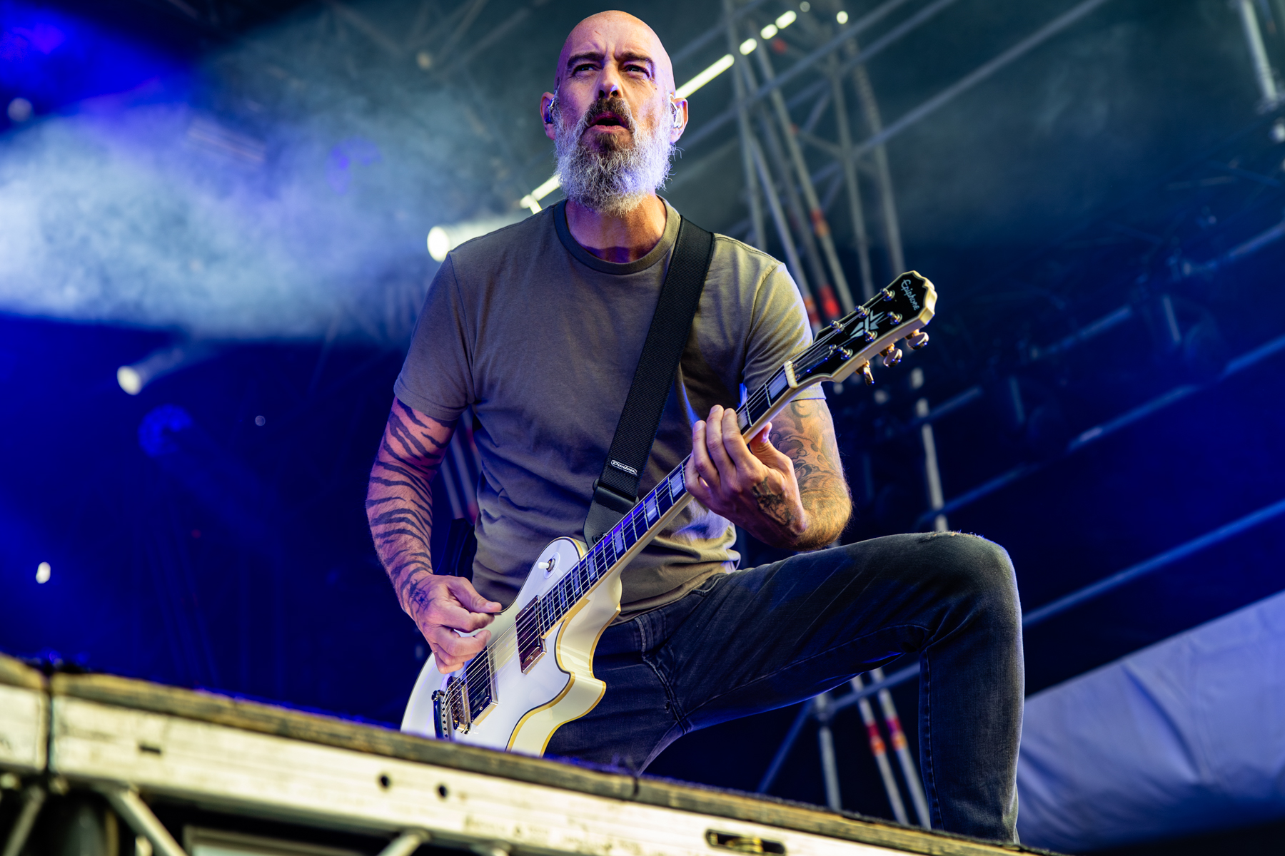 In Flames @ South Of Heaven, foto 5, foto's door Dorien Goetschalckx - FrontView Magazine