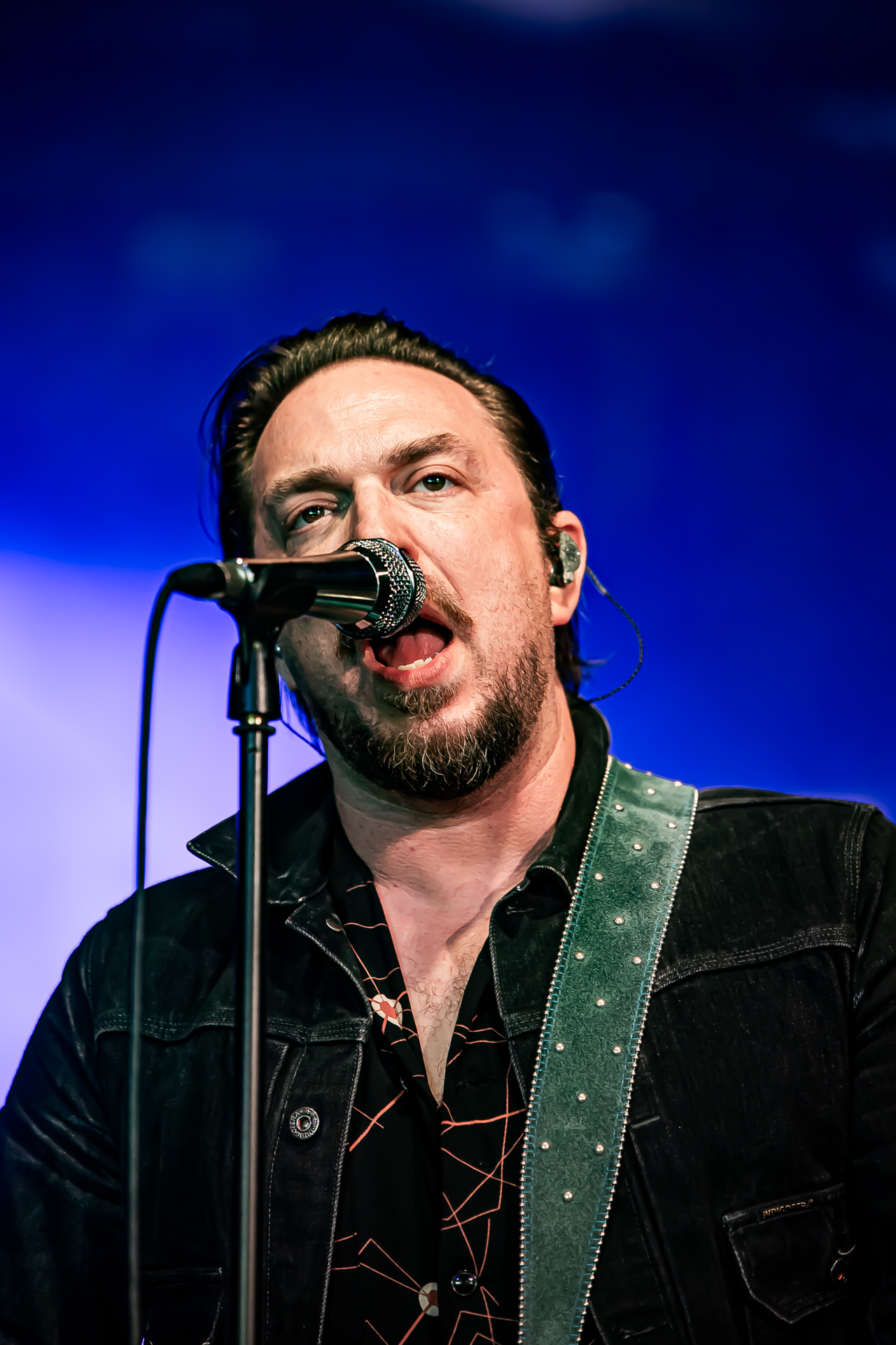 JD McPherson @ Blues Peer, picture 1, photographed by Leen Verlinden - FrontView Magazine