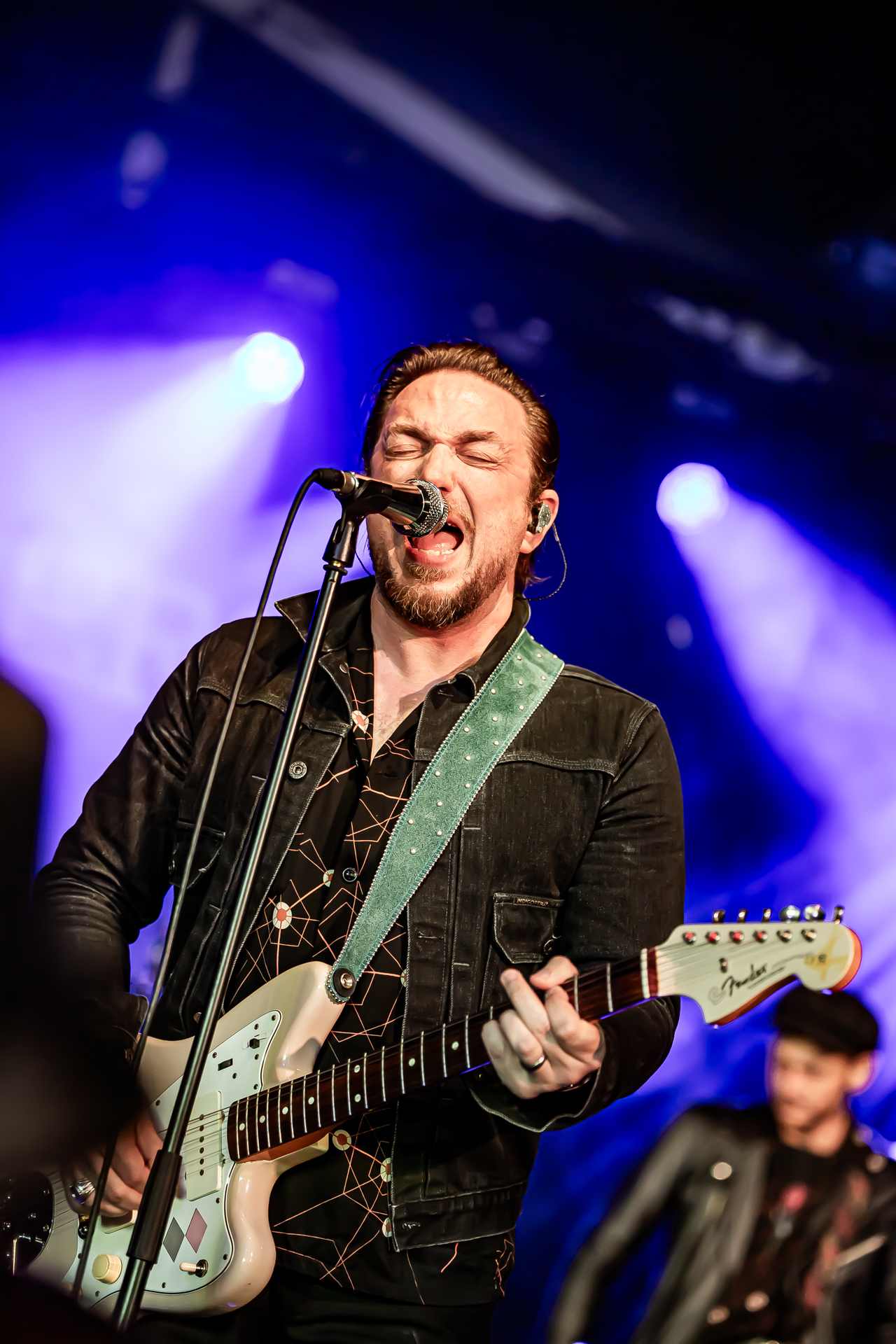 JD McPherson @ Blues Peer, picture 3, photographed by Leen Verlinden - FrontView Magazine