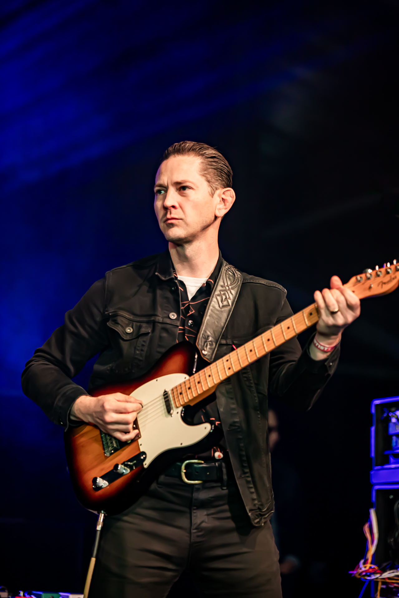 JD McPherson @ Blues Peer, picture 7, photographed by Leen Verlinden - FrontView Magazine