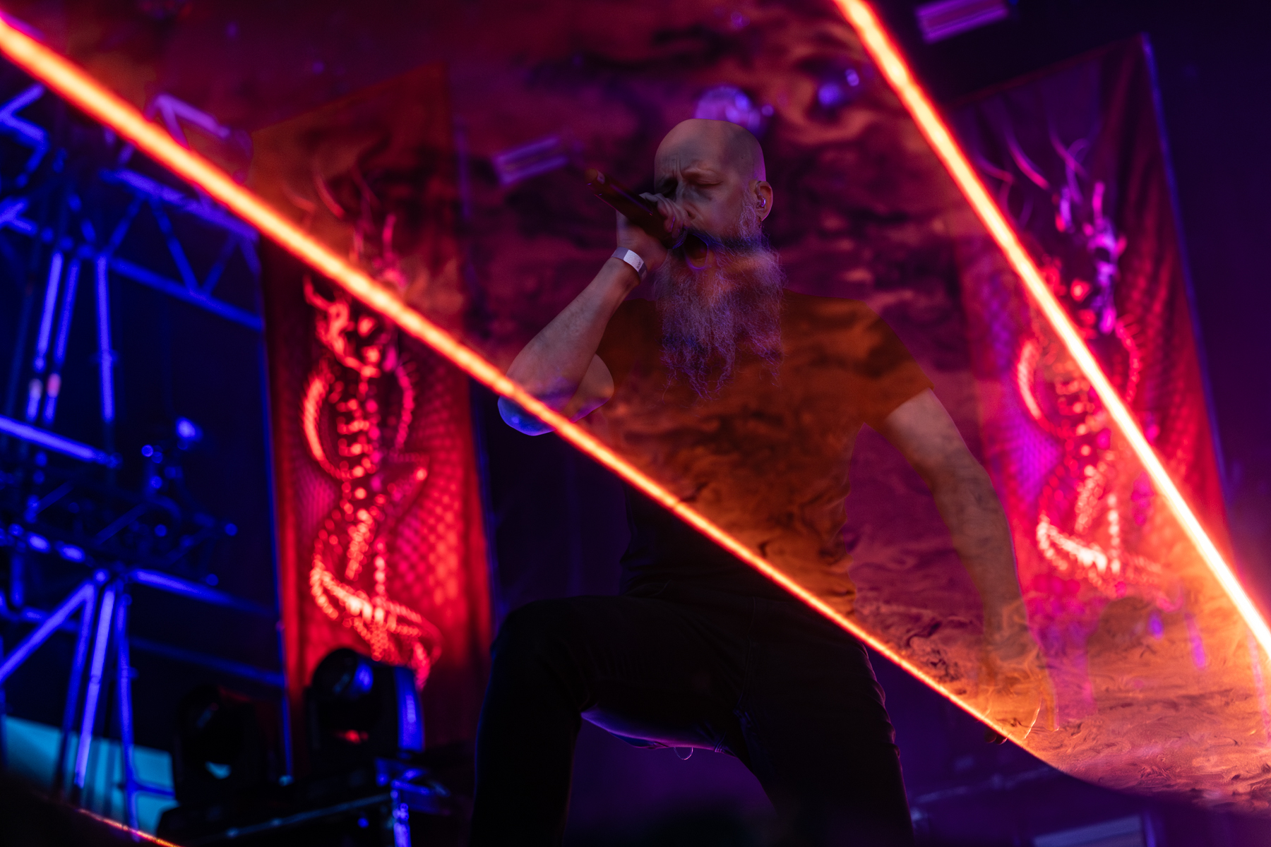 Meshuggah @ South Of Heaven, foto 8, foto's door Dorien Goetschalckx - FrontView Magazine