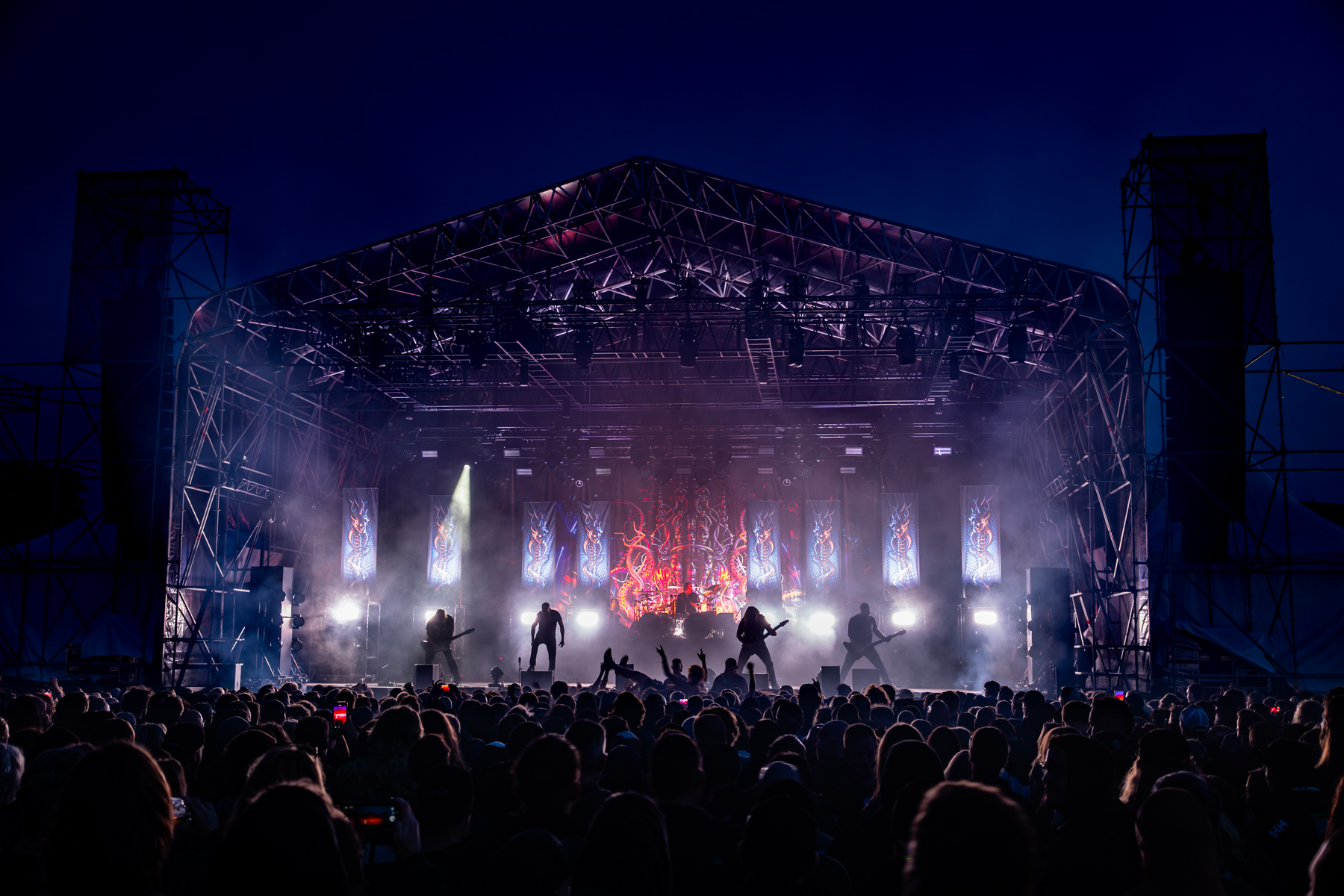 Meshuggah @ South Of Heaven, foto 17, foto's door Dorien Goetschalckx - FrontView Magazine