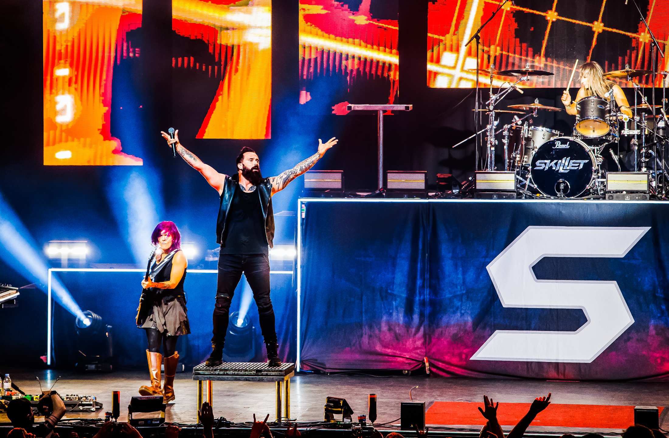 Skillet In concert, picture 21, photographed by Paul Jongeneelen - FrontView Magazine