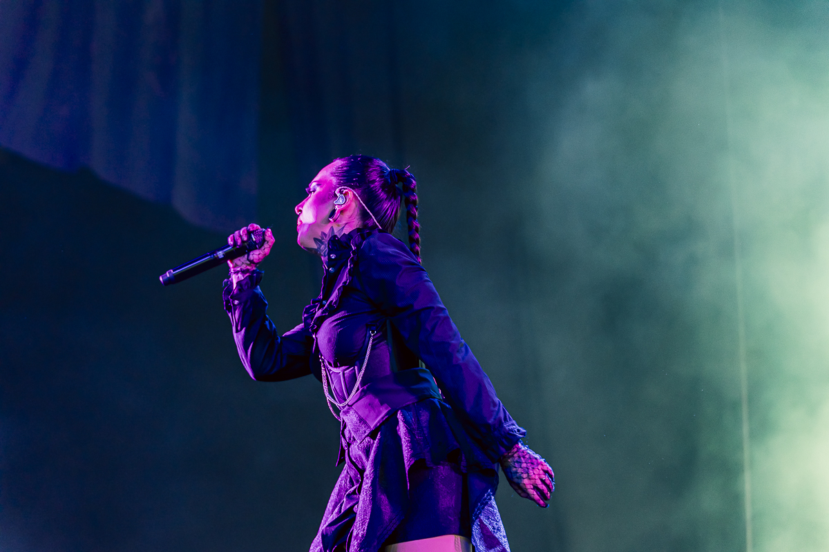 Jinjer @ Jera On Air, foto 11, foto's door Peter Smet - FrontView Magazine