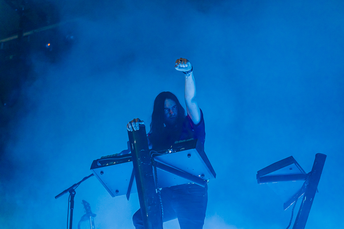Perturbator @ Jera On Air, picture 1, photographed by Peter Smet - FrontView Magazine