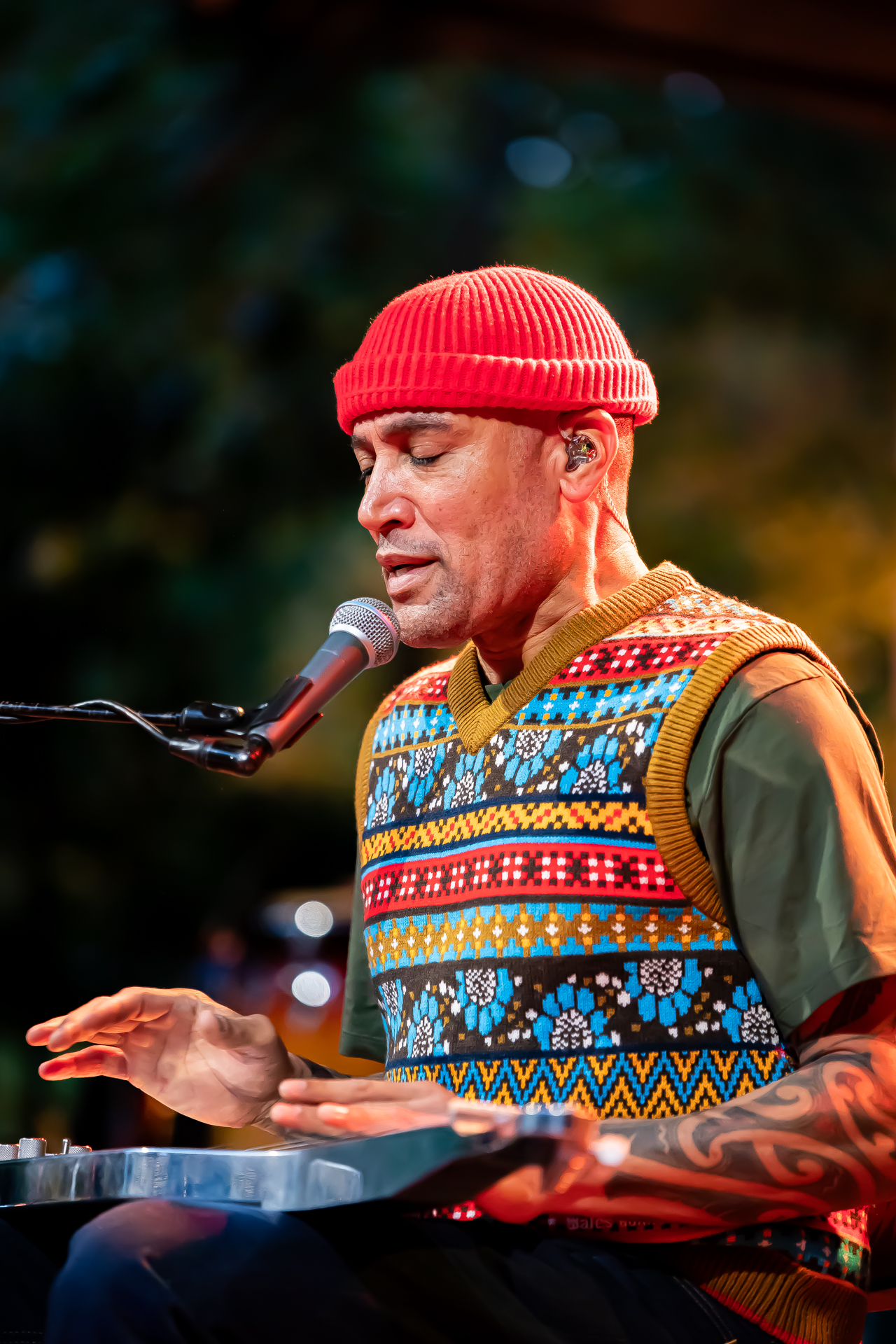 Ben Harper en The Innocent Criminals @ OLT Rivierenhof, picture 1, photographed by Leen Verlinden - FrontView Magazine