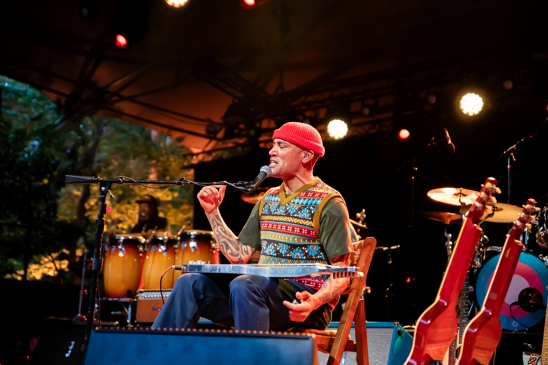 Ben Harper en The Innocent Criminals @ OLT Rivierenhof, picture 38, photographed by Leen Verlinden - FrontView Magazine