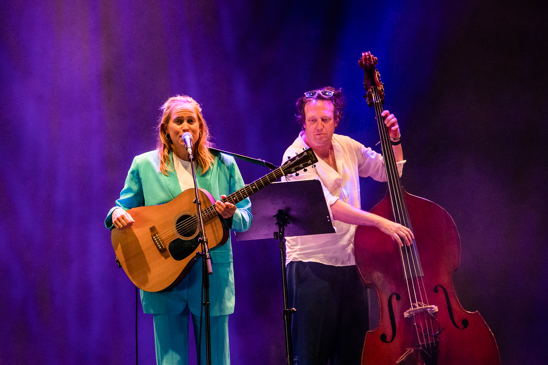 Chantal Acda & The North Sea Drifters @ Gent Jazz, picture 2, photographed by Jürgen Bruynooghe - FrontView Magazine