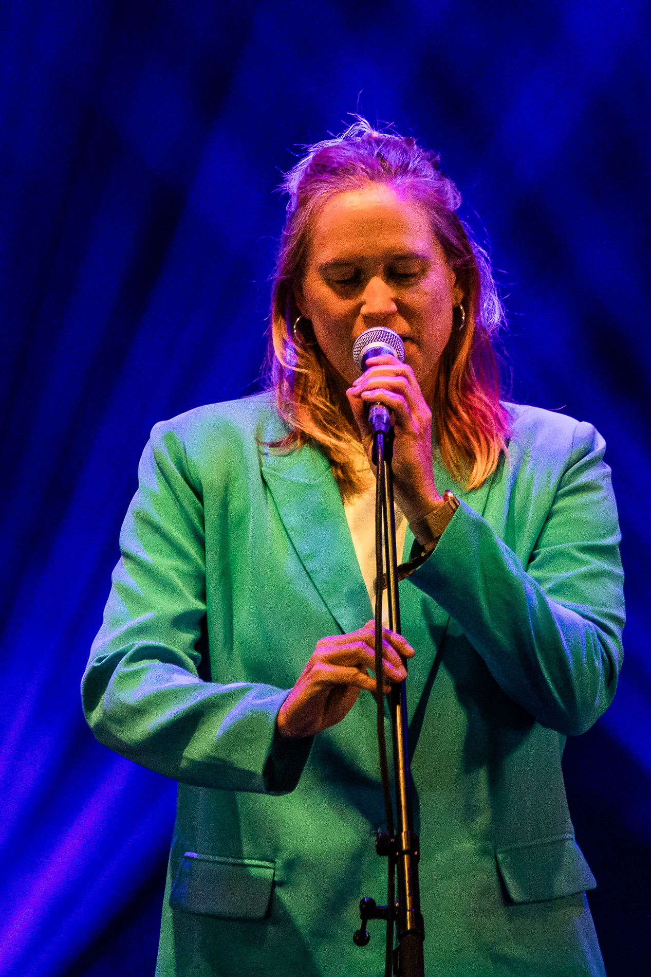 Chantal Acda & The North Sea Drifters @ Gent Jazz, picture 11, photographed by Jürgen Bruynooghe - FrontView Magazine
