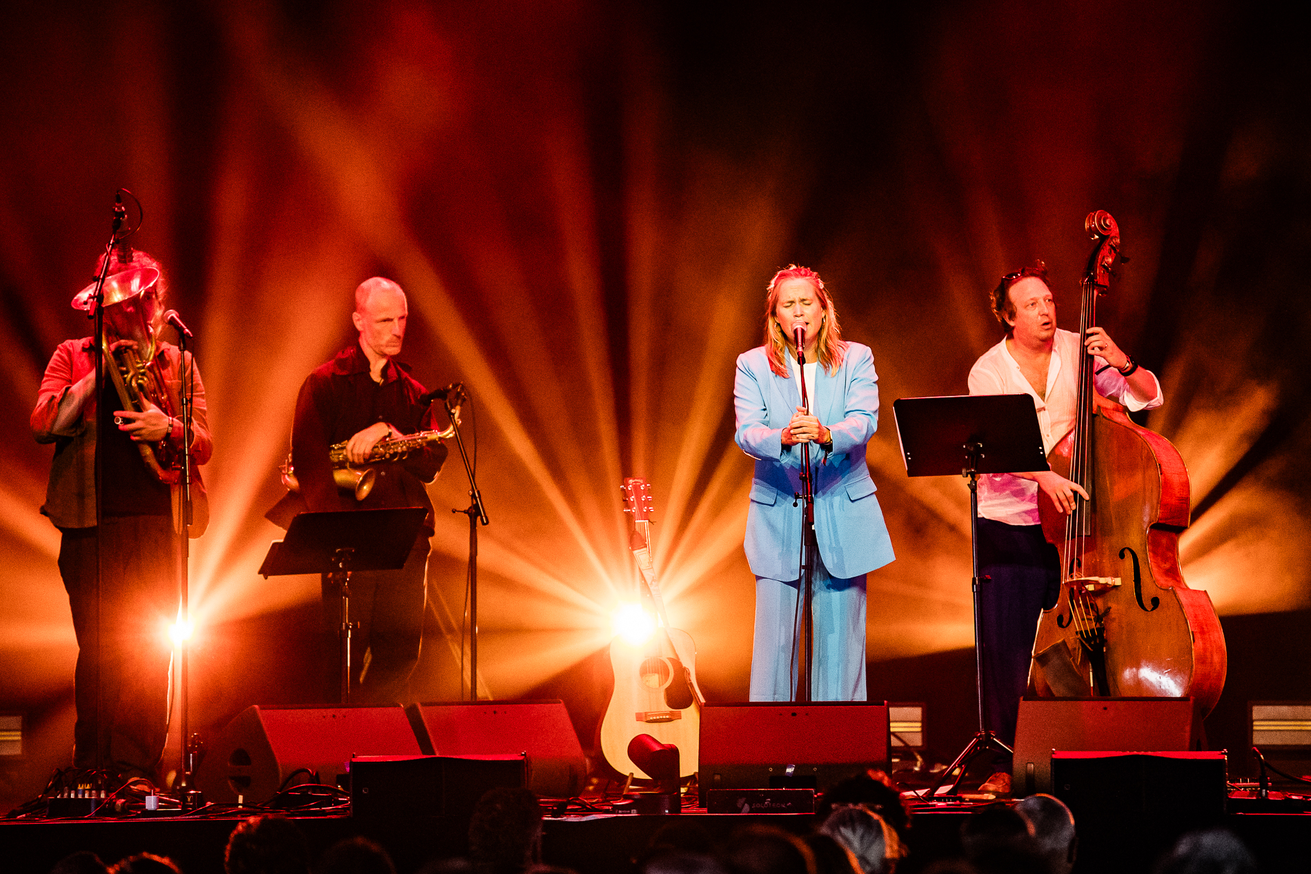 Chantal Acda & The North Sea Drifters @ Gent Jazz, picture 19, photographed by Jürgen Bruynooghe - FrontView Magazine