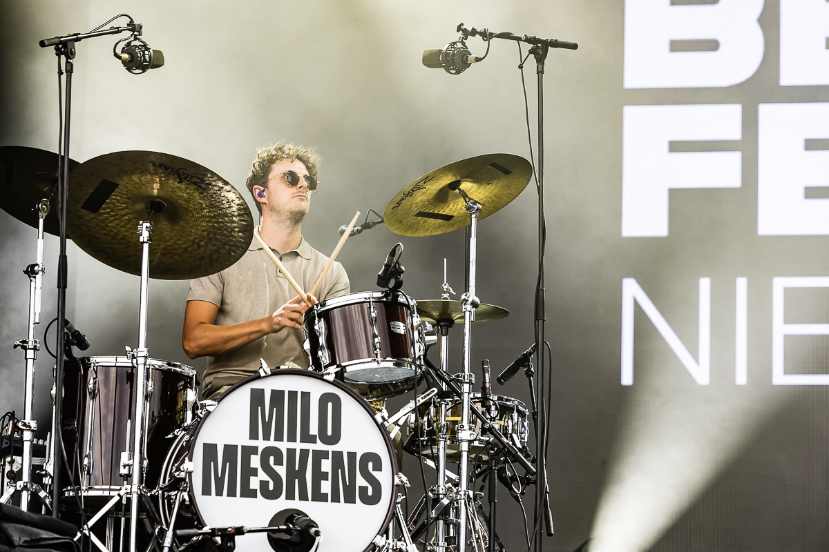 Milo Meskens @ Beach Festival Nieuwpoort 2025, foto 2, foto's door Marc Verdonck - FrontView Magazine
