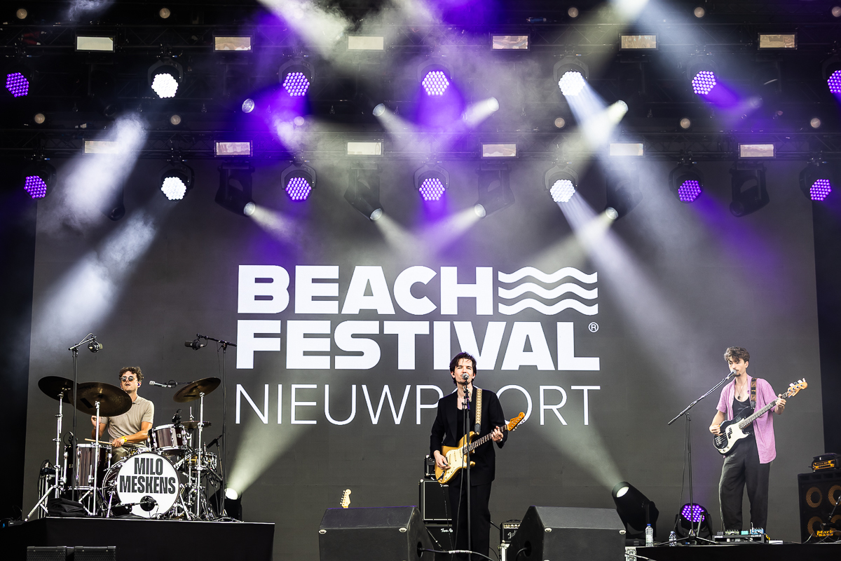 Milo Meskens @ Beach Festival Nieuwpoort 2025, foto 9, foto's door Marc Verdonck - FrontView Magazine