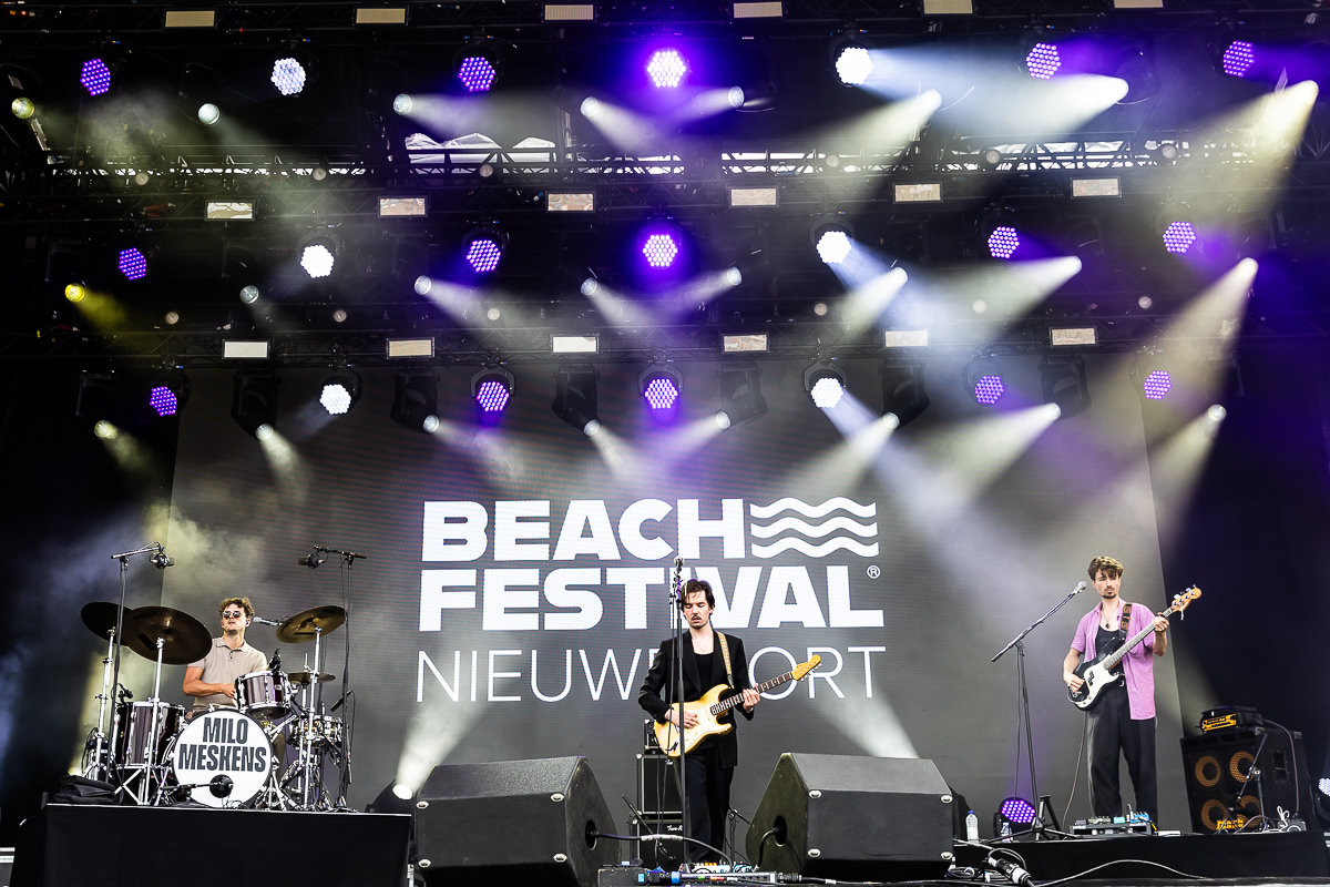Milo Meskens @ Beach Festival Nieuwpoort 2025, foto 13, foto's door Marc Verdonck - FrontView Magazine