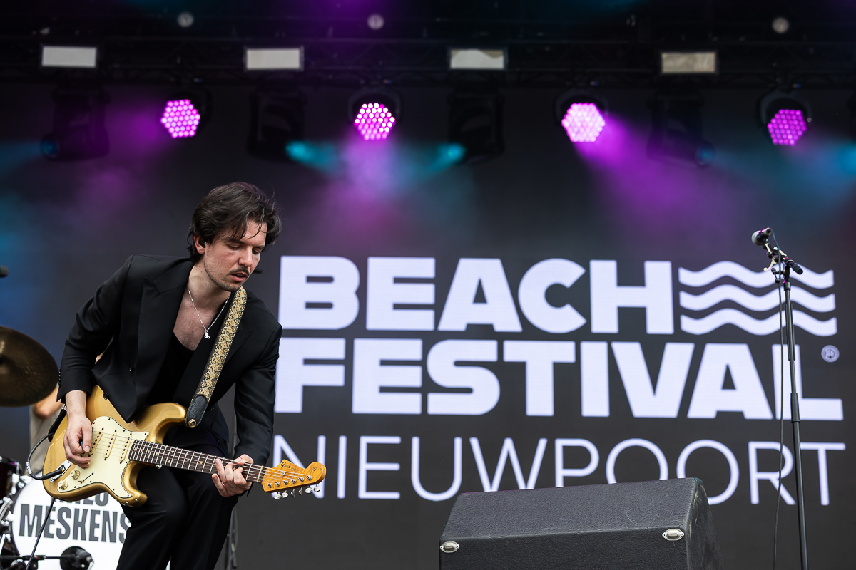 Milo Meskens @ Beach Festival Nieuwpoort 2025, foto 15, foto's door Marc Verdonck - FrontView Magazine