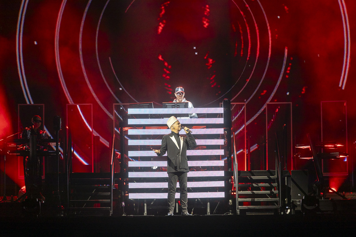Pet Shop Boys @ Lokerse Feesten 2025, foto 2, foto's door Edwin Houdevelt - FrontView Magazine