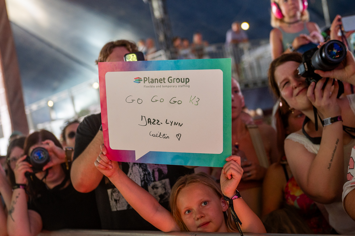 K3 @ Rijvers Festival 2025, picture 14, photographed by Dimitri Vanlommel - FrontView Magazine