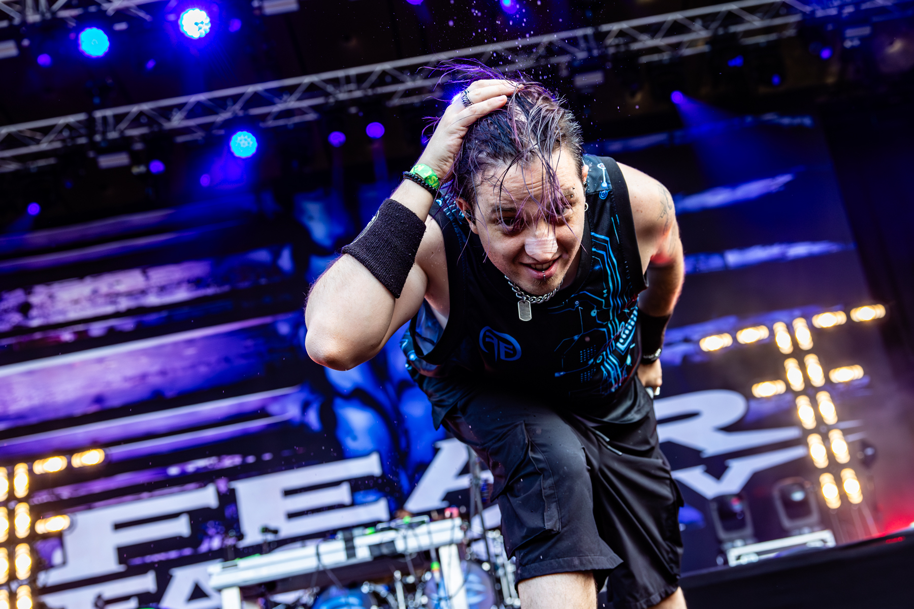Fear Factory @ Dynamo Metal Fest, foto 4, foto's door Dorien Goetschalckx - FrontView Magazine