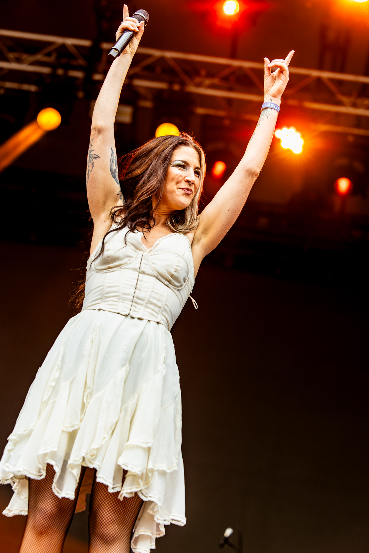 Charlotte Wessels @ Dynamo Metal Fest, foto 8, foto's door Dorien Goetschalckx - FrontView Magazine