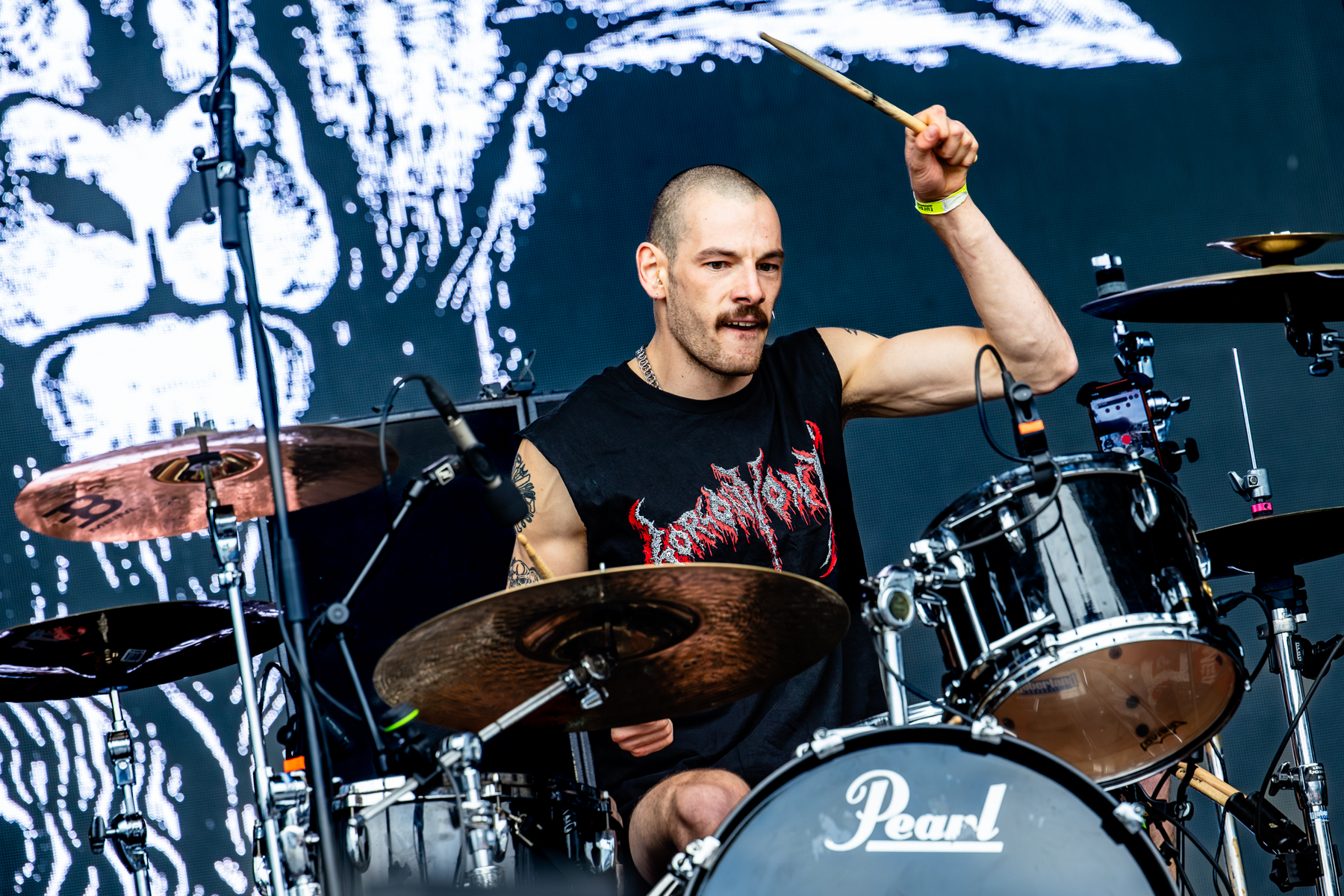 Hellripper @ Dynamo Metal Fest, foto 3, foto's door Dorien Goetschalckx - FrontView Magazine