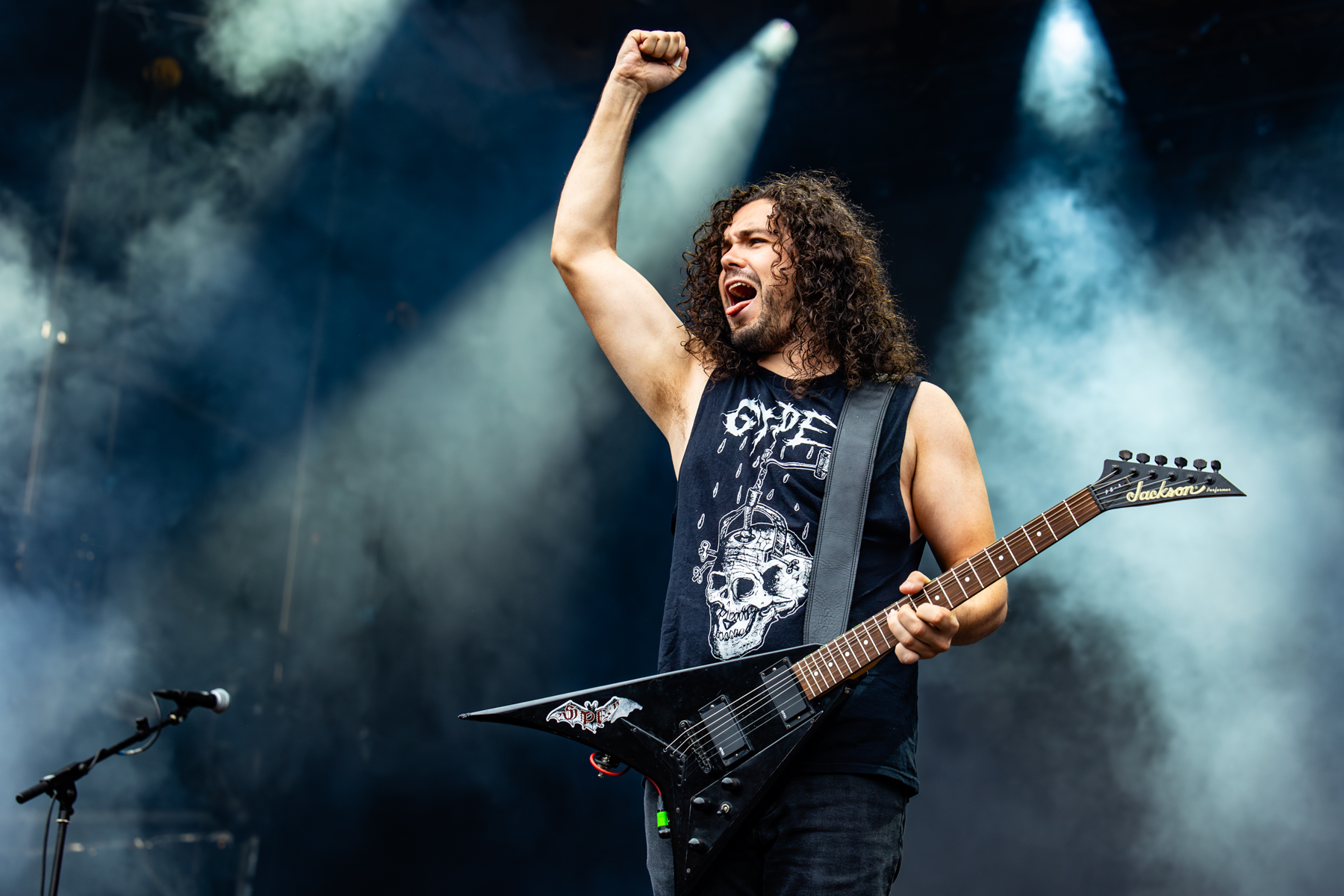Hellripper @ Dynamo Metal Fest, foto 4, foto's door Dorien Goetschalckx - FrontView Magazine