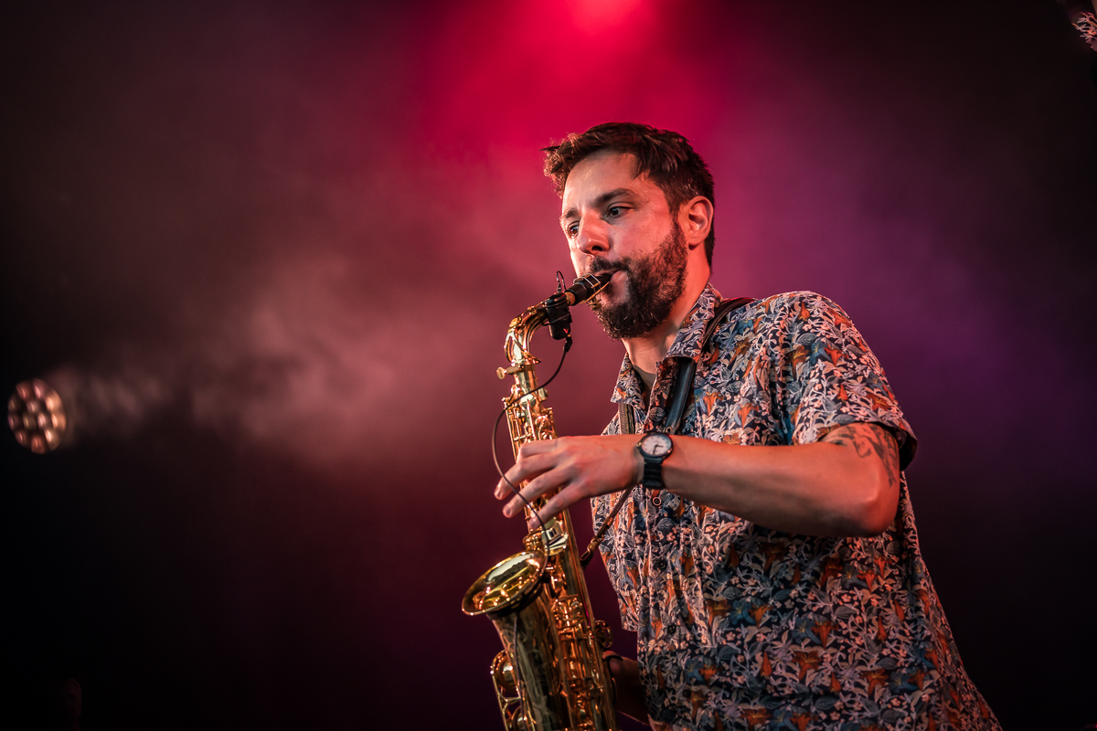 Antwerp Gipsy-Ska Orkestra @ Fonnefeesten 2025, foto 2, foto's door Danny Wagemans - FrontView Magazine