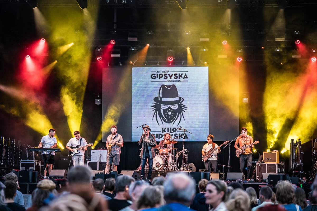Antwerp Gipsy-Ska Orkestra @ Fonnefeesten 2025, foto 5, foto's door Danny Wagemans - FrontView Magazine