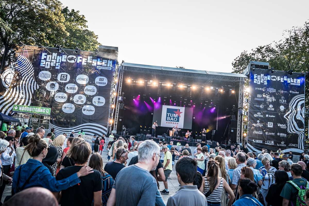 Tumbao Cumbano @ Fonnefeesten 2025, foto 17, foto's door Danny Wagemans - FrontView Magazine