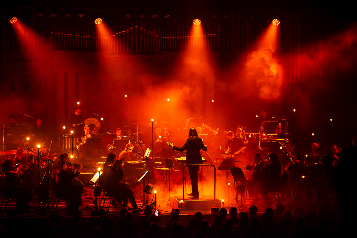 Sigur Ros en het Noordpool Orkest @ Bozar, picture 6, photographed by Raf Van Daele - FrontView Magazine