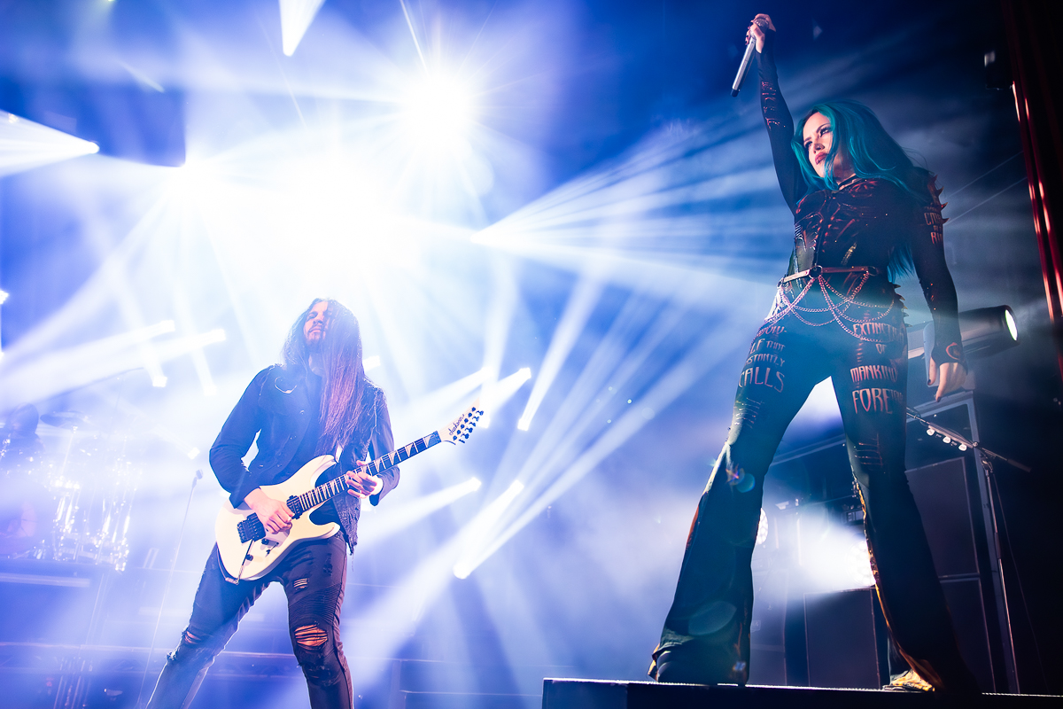 Arch Enemy @ Ancienne Belgique, foto 2, foto's door Dorien Goetschalckx - FrontView Magazine