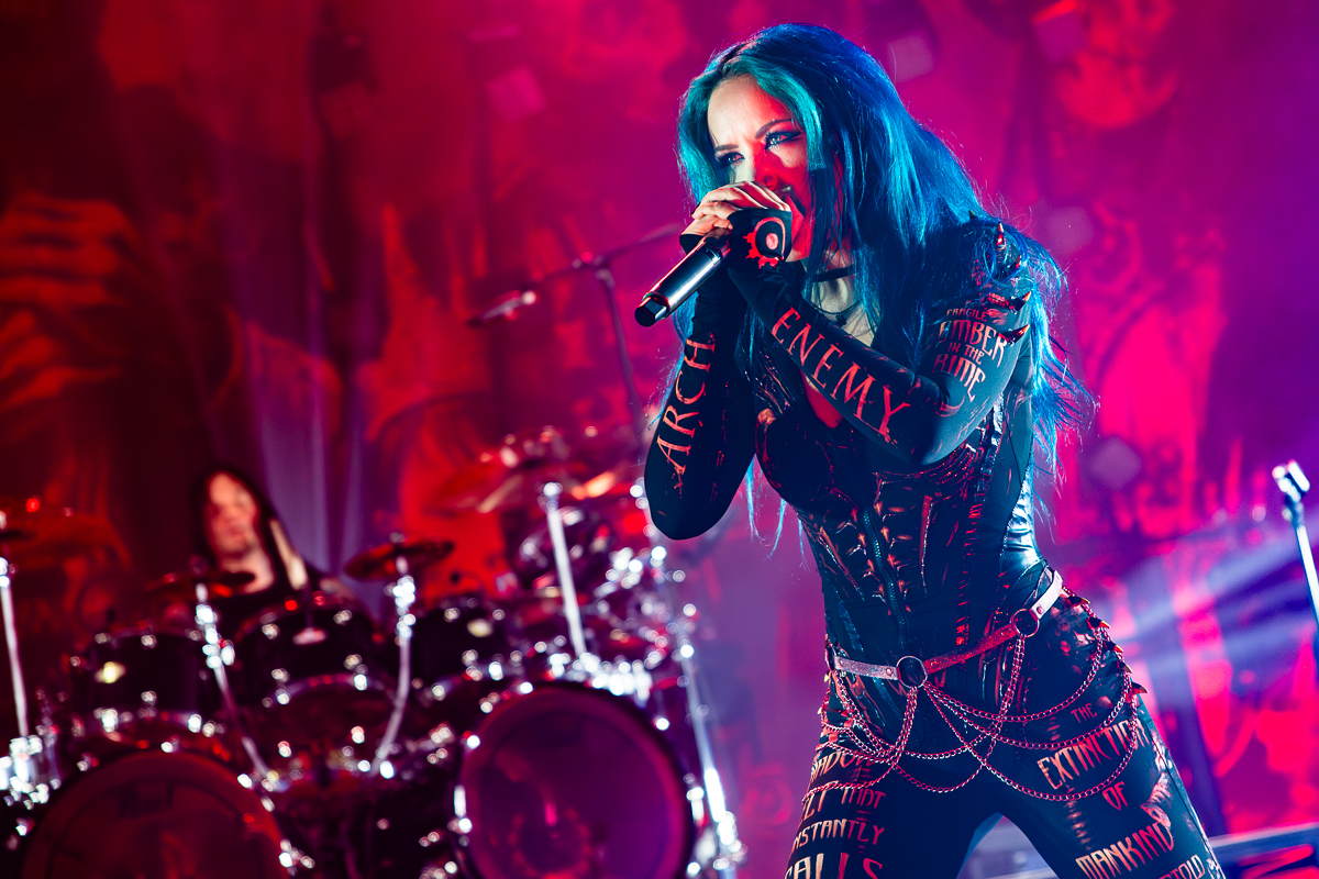 Arch Enemy @ Ancienne Belgique, foto 3, foto's door Dorien Goetschalckx - FrontView Magazine