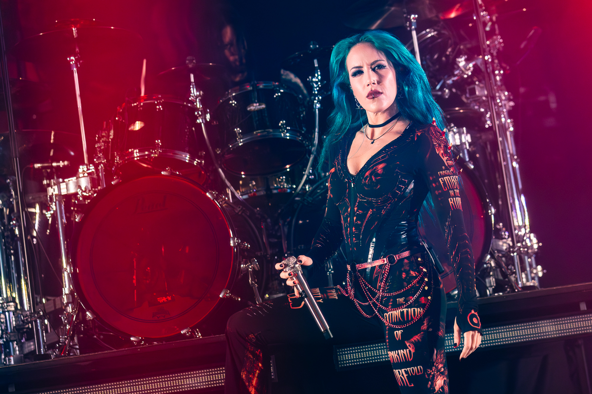 Arch Enemy @ Ancienne Belgique, foto 6, foto's door Dorien Goetschalckx - FrontView Magazine