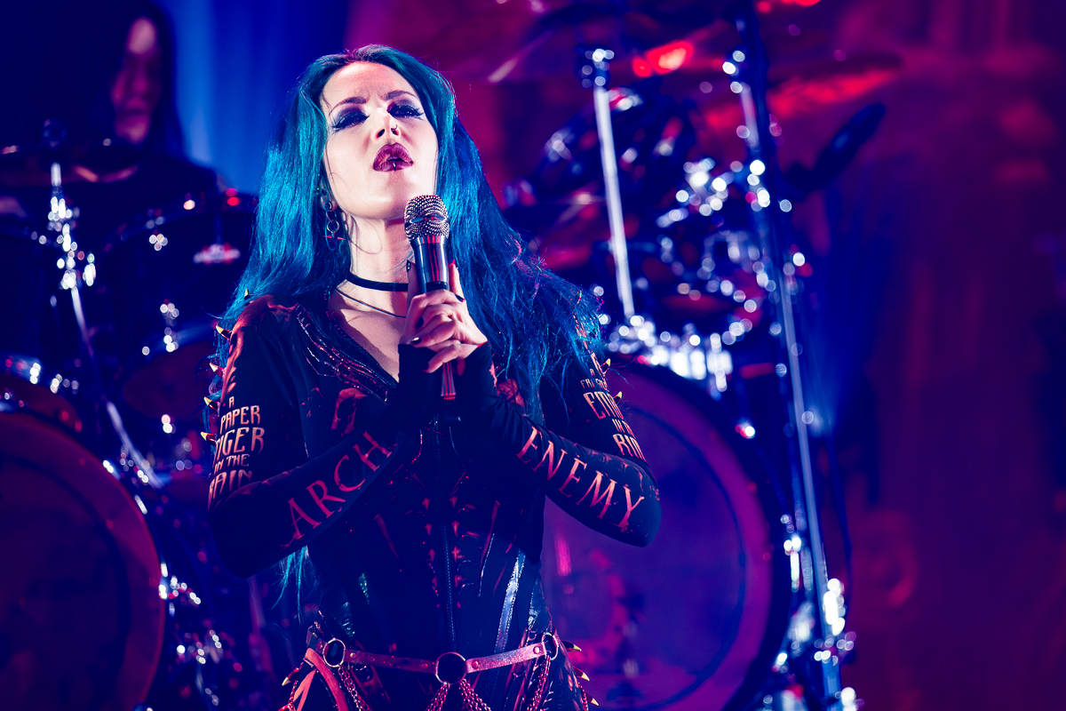 Arch Enemy @ Ancienne Belgique, foto 7, foto's door Dorien Goetschalckx - FrontView Magazine
