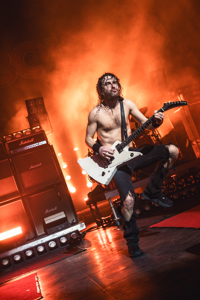Airbourne @ AB, foto 1, foto's door Jelle Meersschaut - FrontView Magazine