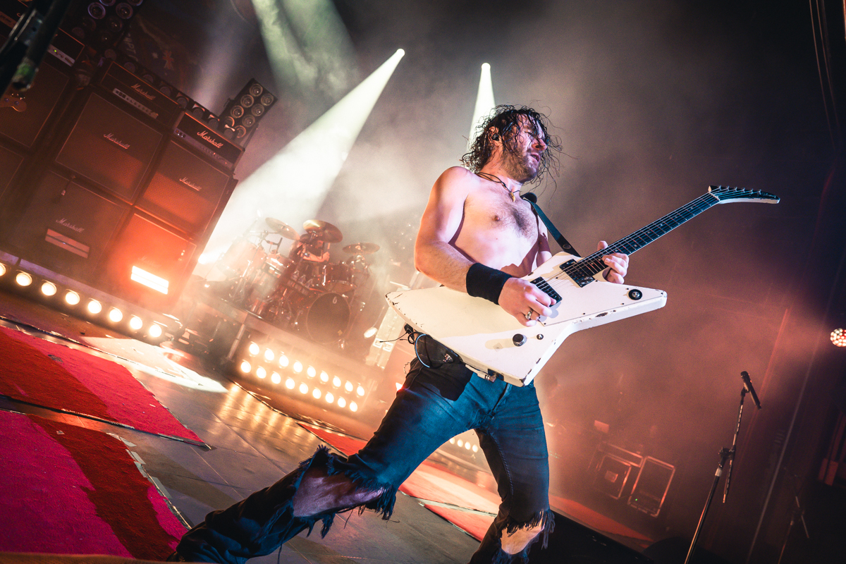 Airbourne @ AB, foto 5, foto's door Jelle Meersschaut - FrontView Magazine