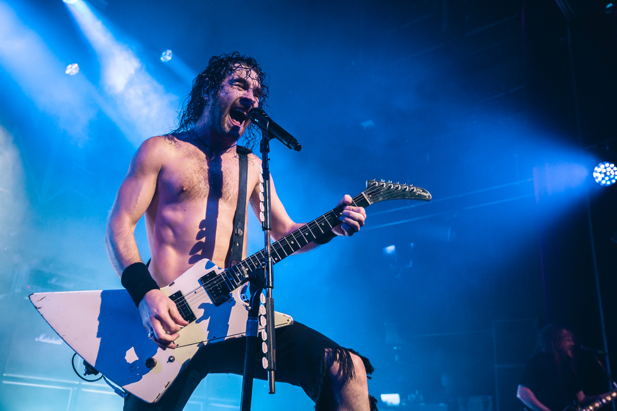 Airbourne @ AB, foto 7, foto's door Jelle Meersschaut - FrontView Magazine