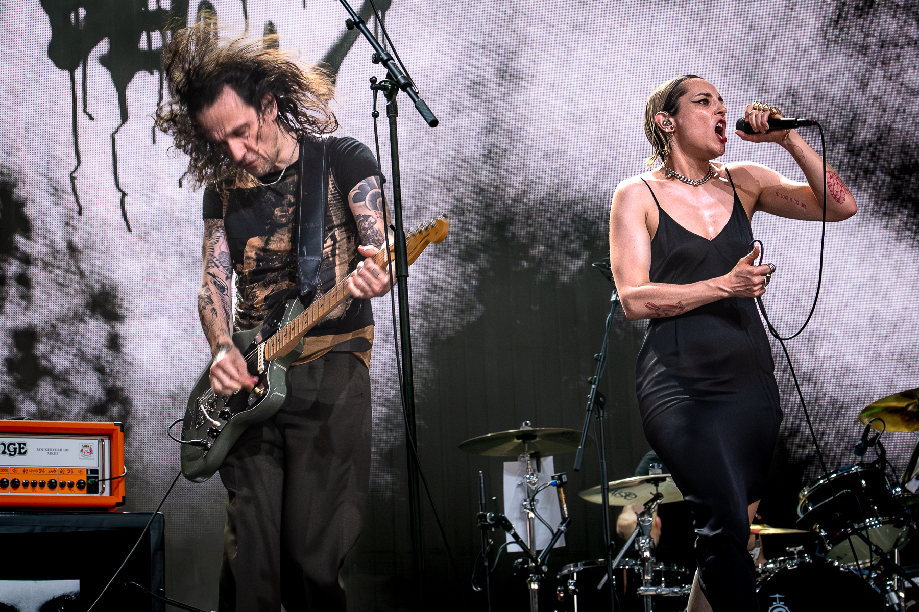 Jehnny BethJen @ Pinkpop, foto 15, foto's door Anoek Houben - FrontView Magazine