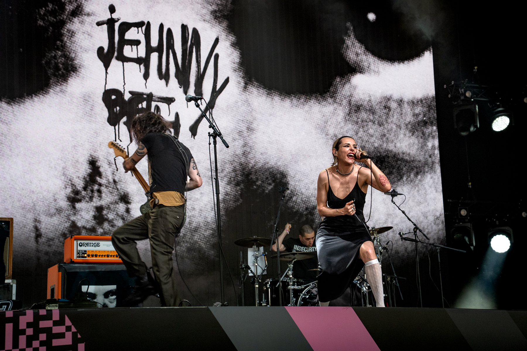 Jehnny BethJen @ Pinkpop, foto 8, foto's door Anoek Houben - FrontView Magazine