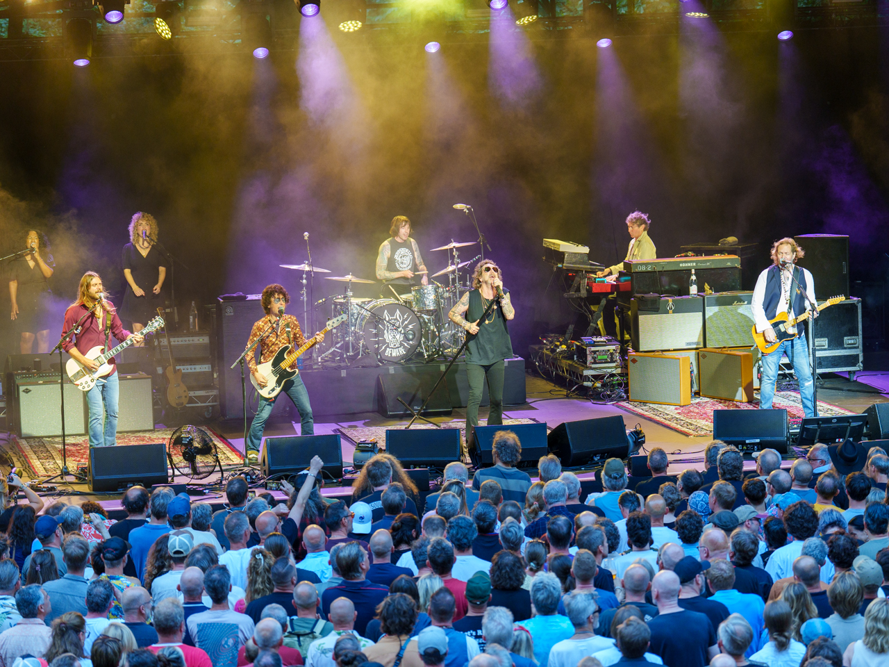 The Black Crowes @ OLT Rivierenhof, picture 14, photographed by Björn Franck - FrontView Magazine