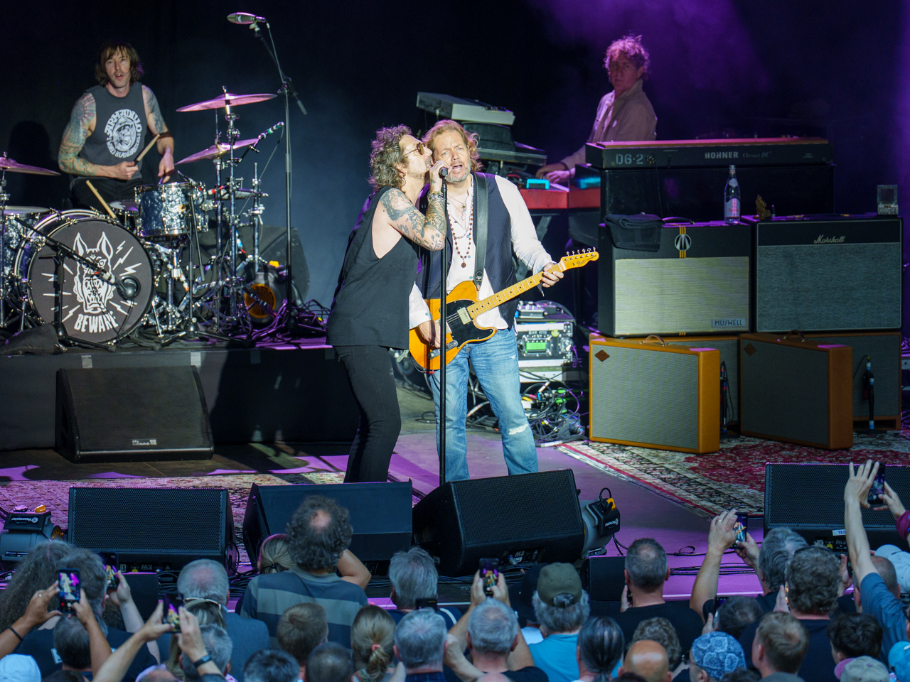 The Black Crowes @ OLT Rivierenhof, picture 15, photographed by Björn Franck - FrontView Magazine