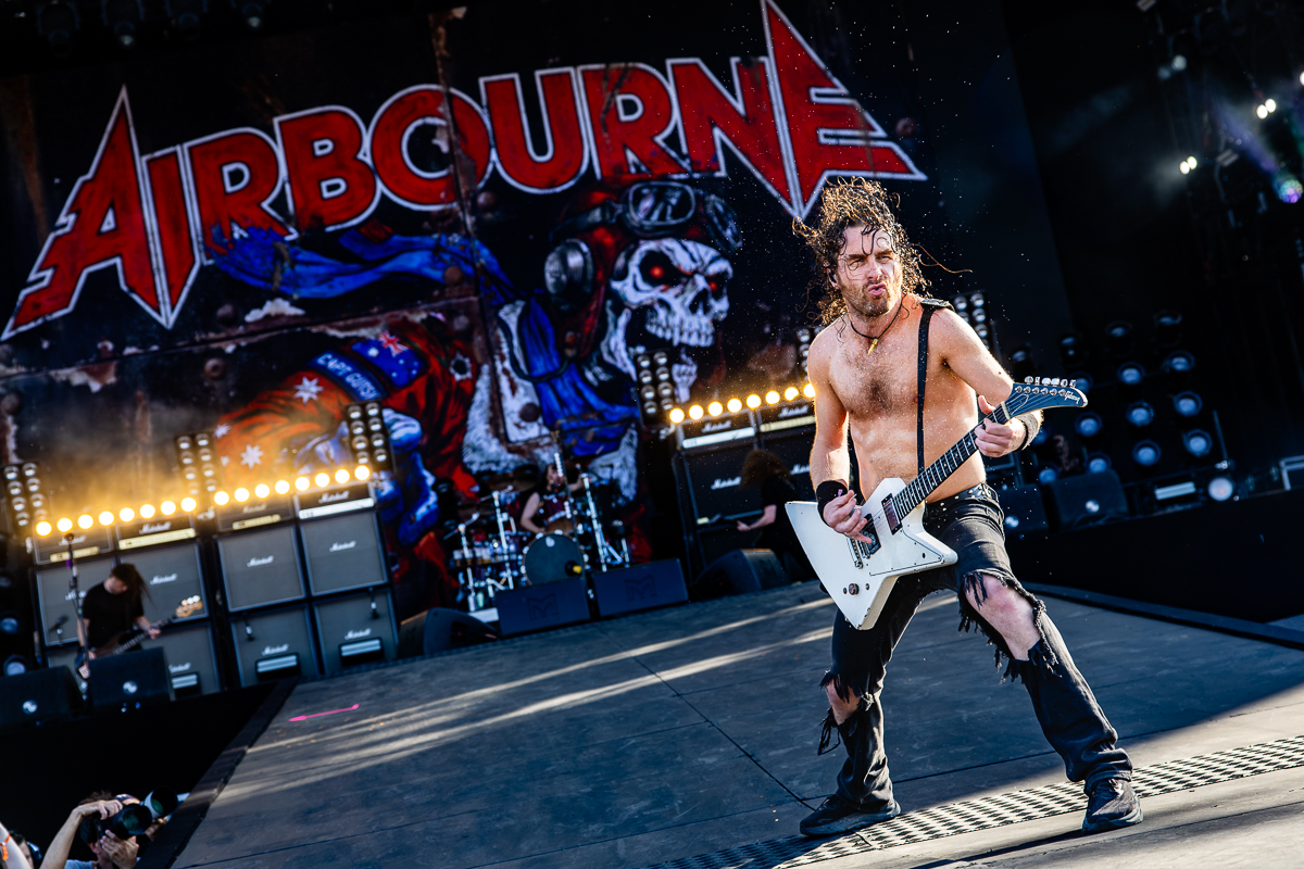 Airbourne @ Bospop 2026, foto 2, foto's door Dorien Goetschalckx - FrontView Magazine