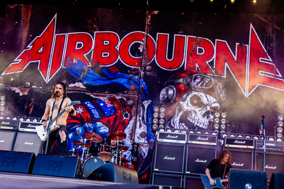 Airbourne @ Bospop 2026, foto 1, foto's door Dorien Goetschalckx - FrontView Magazine