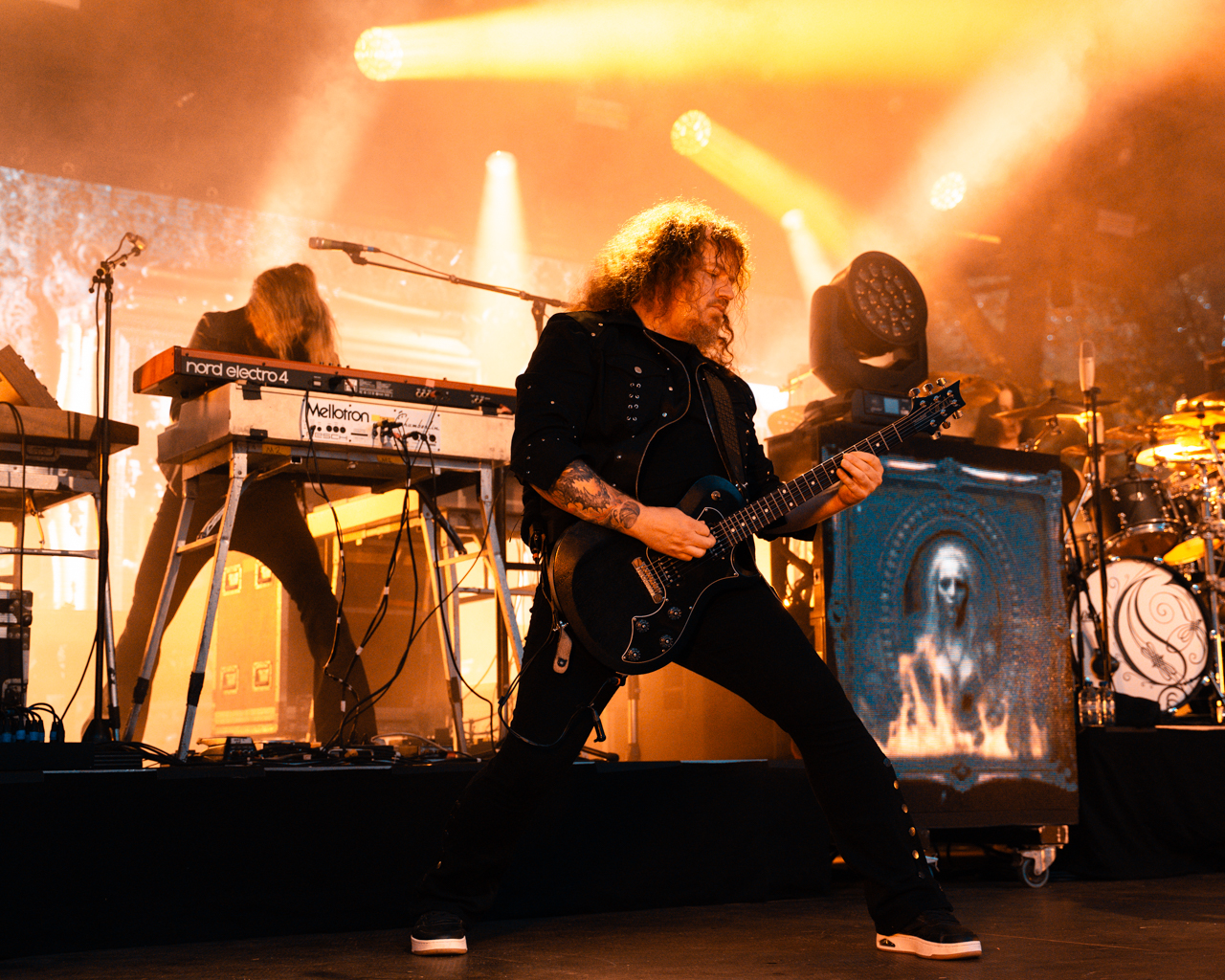 Opeth @ OLT Rivierenhof, picture 7, photographed by Björn Franck - FrontView Magazine