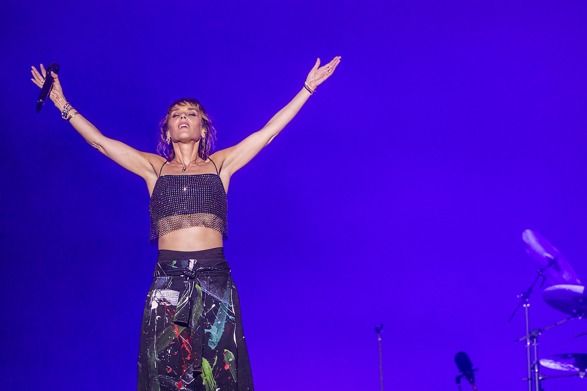 Zaz @ Lokerse Feesten, foto 10, foto's door Edwin Houdevelt - FrontView Magazine